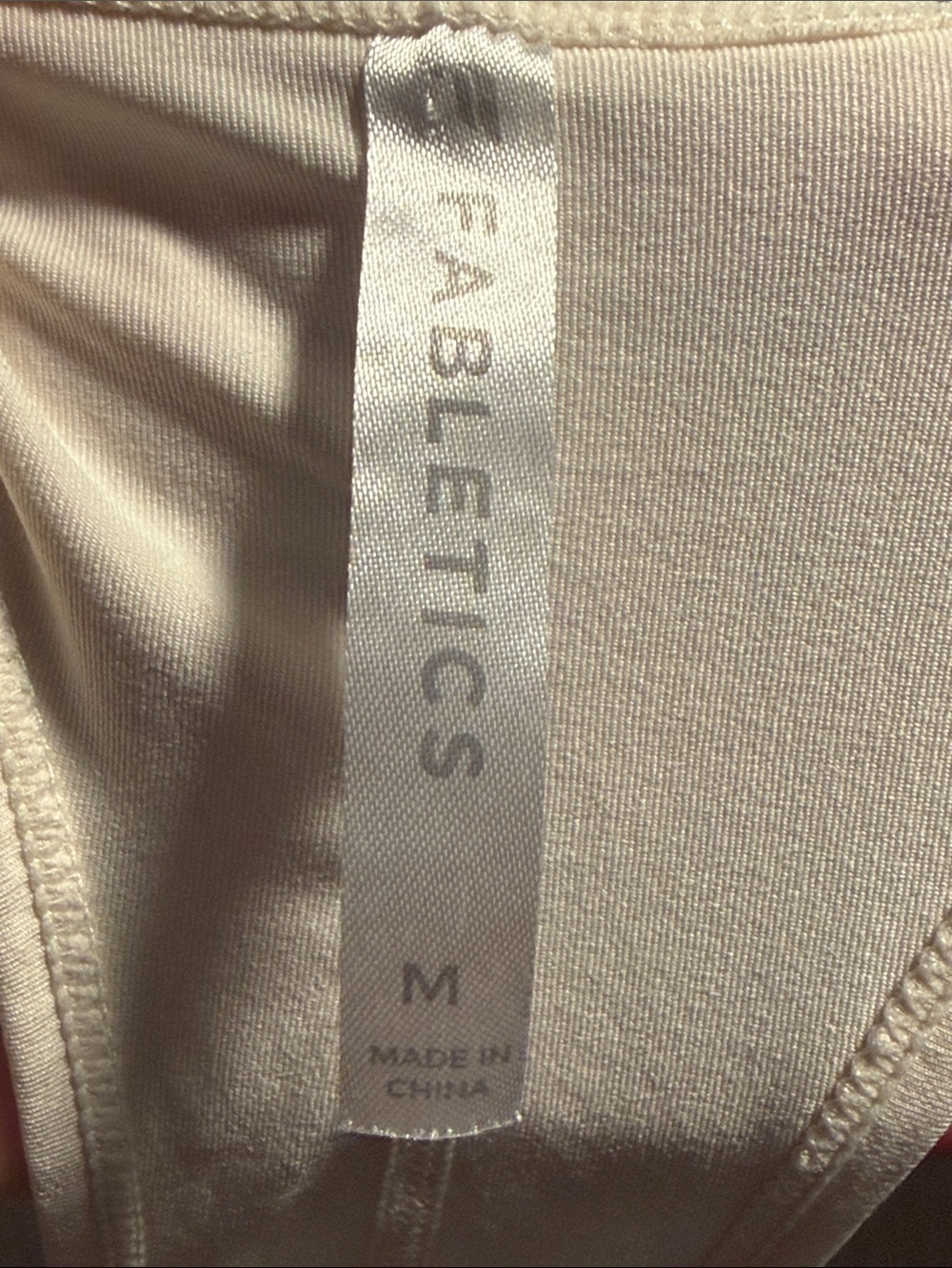 Fabletics Essential Racerback Tank — Bone / Cream - Picture 4 of 5